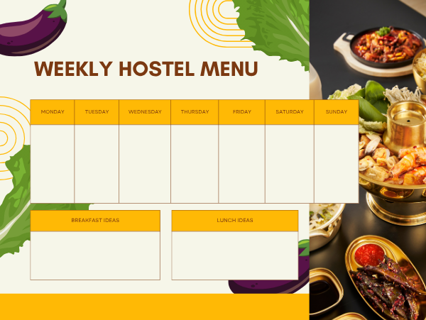 Weekly Hostel Menu Automation screenshot